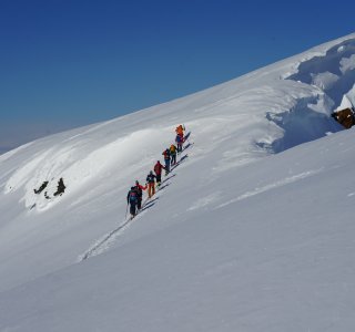 Kåfjord Lyngen Aufstieg Sorbmegaisa Gipfel