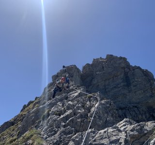 Abstieg vom Westlichen Wengenkopf