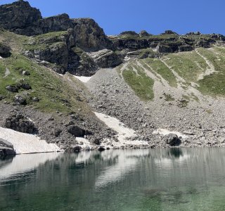 Koblat See, Hindelanger Klettersteig Grat