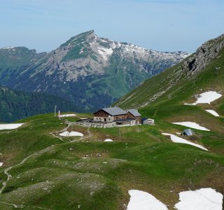 Mindelheimer Klettersteig, Fiderepasshütte