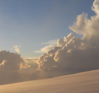 Wolkenspiel an der Zumsteinspitze