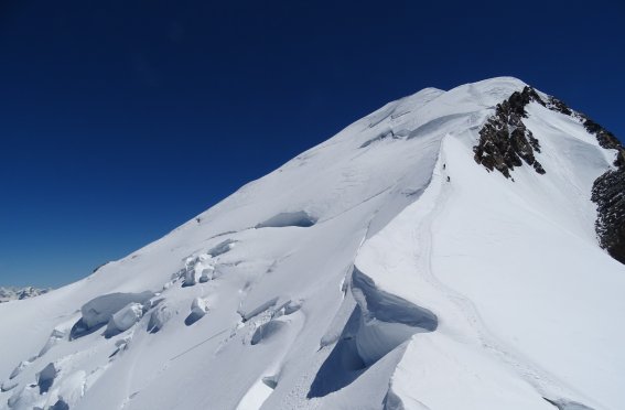 Bossons grat und NO Flanke, Mt. Blanc