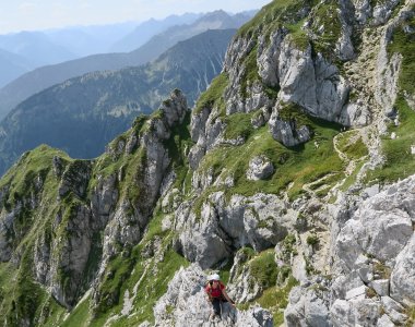Kletterkurs Alpin Basic, Tannheimer, Gimpel W-Grat