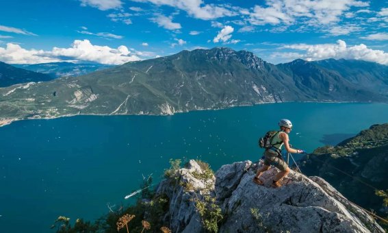 Gardasee, klettersteig, riva, drahtseil