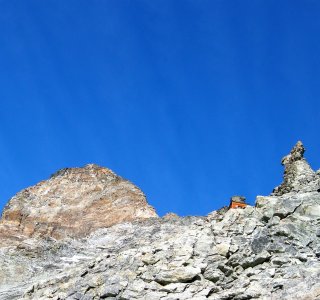 Matterhorn, hörnligrat, biwakschachtel