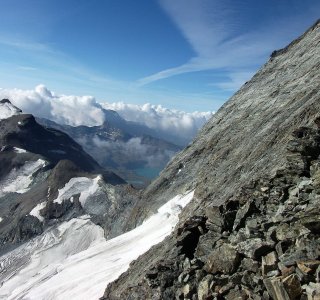 Matterhorn, sonne, wolken, fels, hörnligrat, blicknachsüden