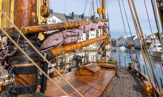 takelage, segelboot, holzdeck