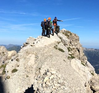 Bergführer, Gruppe, Gipfel