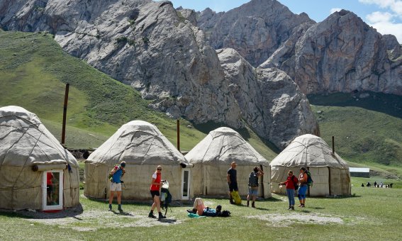 yurtencamp in Kirgistan