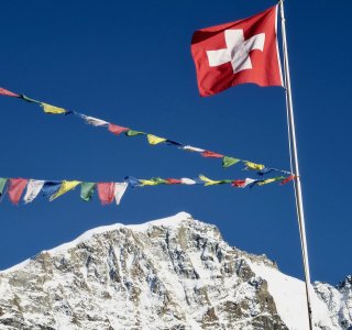 biancograd, schweizer flagge, tibetfahnen