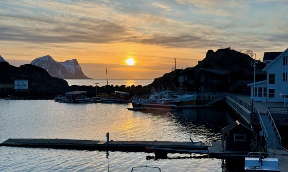 sonnenuntergang,hamn i senja, yachthafen, steeg, boote, sonne