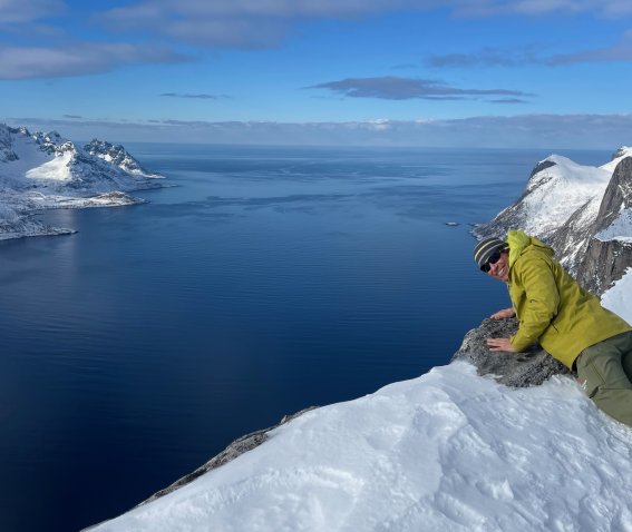 Blick vom Segla 640 m, Insel Senja, Norwegen