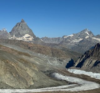 matterhorn vor gornergletscher