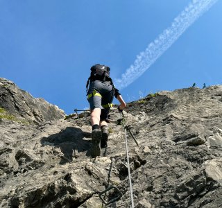 ostrachtaler klettersteig ausstieg