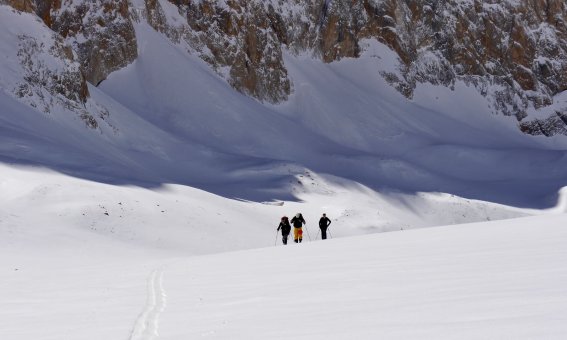 SkitourenKaçkar-Gebirge, Aufstieg