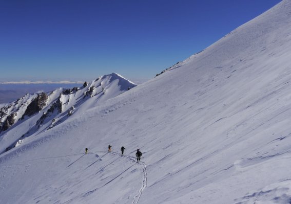 türkei, start devils couloir, Erciyes Dagi