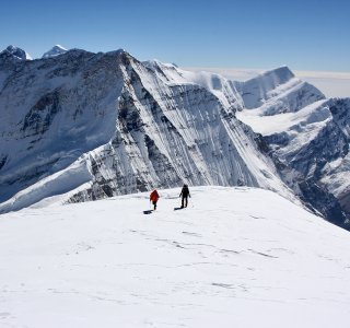 Putha Hiunchulli, gipfelgrat