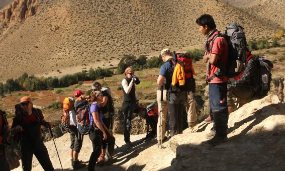 trekkinggruppe, upper mustag