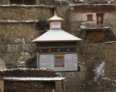 stupa, nepal, upper mustang