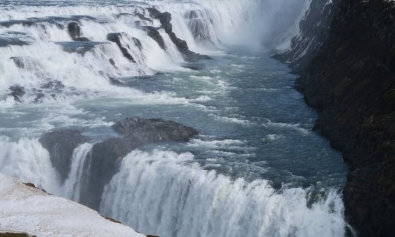 wasserfall island, skitourenreise