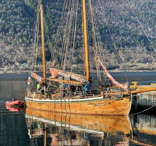 S/Y Framstig, hafen åndalsnes