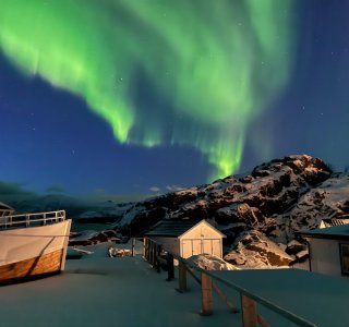 nordlichter in hamn i senja