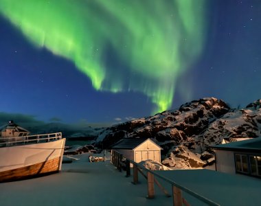 nordlichter in hamn i senja