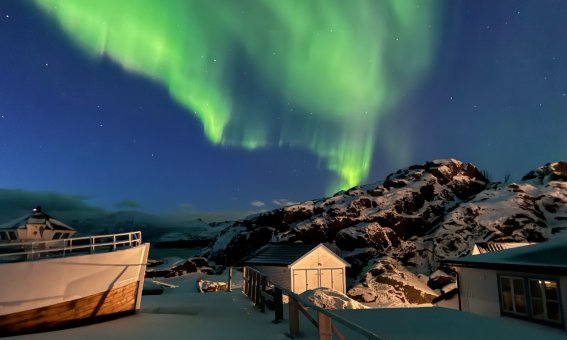 nordlichter in hamn i senja