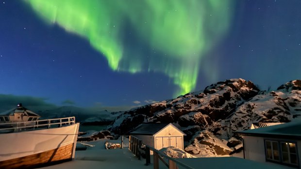 nordlichter in hamn i senja