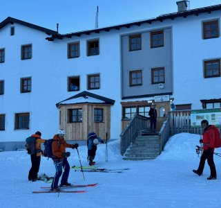 Heidelberger Hütte, Silvretta, huette von vorne