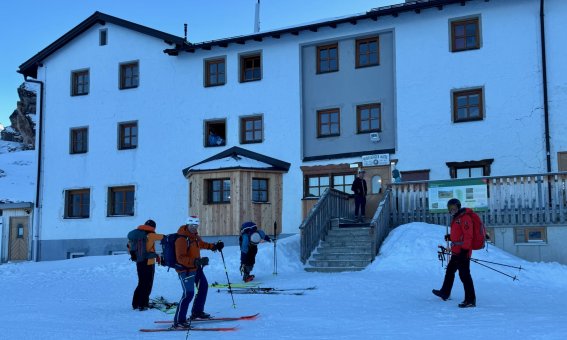 Heidelberger Hütte, Silvretta, huette von vorne