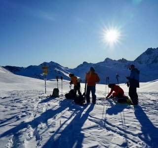 Heidelberger Hütte, Skitourenkurs08954