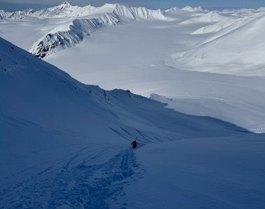 spitzbergen, bootpacking,  st jonsfjorden