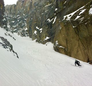ausfahrt couloir, beisfjord, narvik