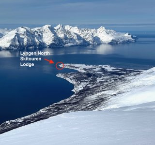 Lyngen North, Skitouren Lodge Location