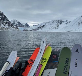 ski im zodiac, grönland