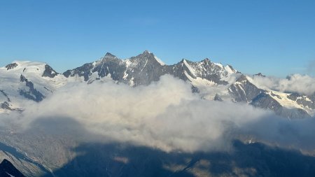 Alphubel, Täschhorn, Dom, Lenzspitze, Nadelhorn