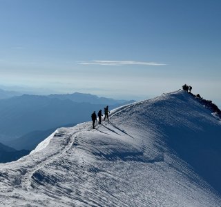 Weissmies (4017 m) Normalweg von der Weissmies Hütte über Hohsaas