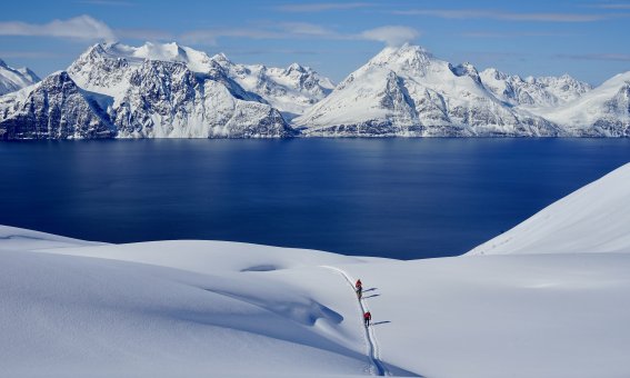 Lyngen Alps, ostufer lyngenfjord