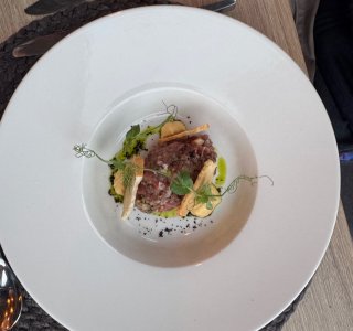 1 Gang, Tarta vom Rind, Lyngen North Restaurant