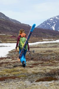 Lyngen 2020 Rückmarsch Spiterstulen