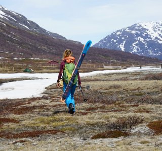 Lyngen 2020 Rückmarsch Spiterstulen