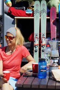 Lyngen 2020 auf der Rückreise, Skitour Geirangerfjord