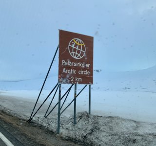 Lyngen 2020 E 6 am Polarkreis auf der Heimreise Ende Mai