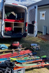 Lyngen 2020 Packen für die Heimreise