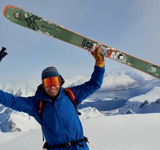 Lyngen 2020 ...auf dem nächsten Gipfel angekommen