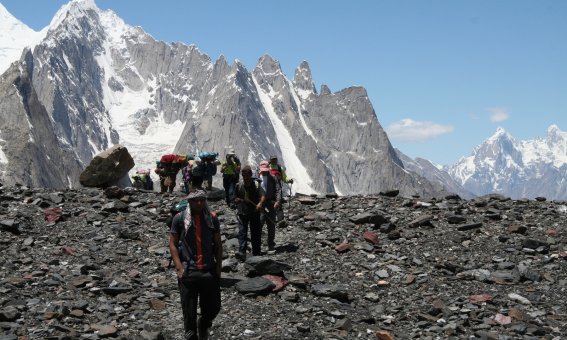 Pakistan Trekking Baltoro Gletscher, Konkordiaplatz
