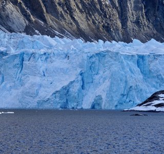 Grönland, gletscher im Ewigkeitsfjord