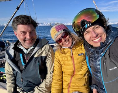 3 teilnehmer auf der ocean b -Svalbard 2026 -
