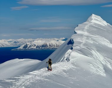 Svalbard 26 - gipfelgrad mit Aussicht
